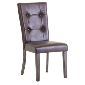 Leather Brown Dining Chairs