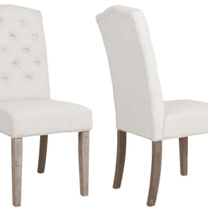 Fabric Ivory Dining Chairs
