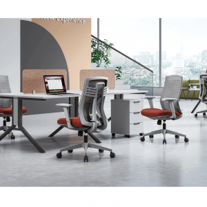 Office Chair Mesh Back Aluminium Base