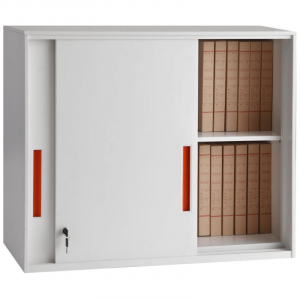 Office Steel Side Cabinet Sliding Doors