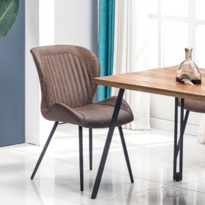 Restaurant Cafe Leather Dining Chairs