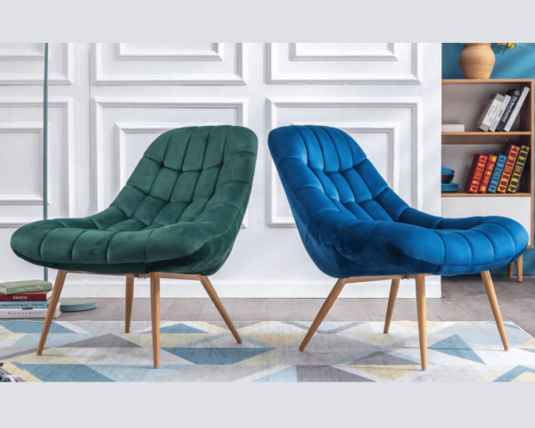 Velvet Accent Chairs