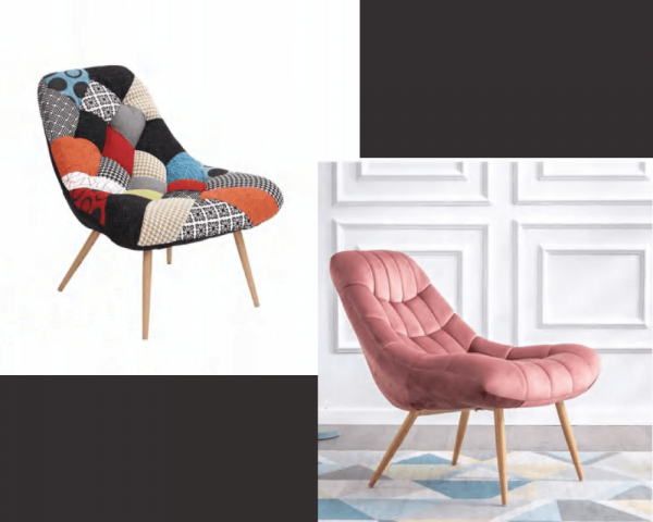 Velvet Accent Chairs - Image 2