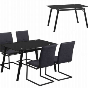 Glass Dining Table and Chairs
