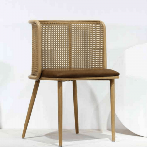 Rattan Wooden Dining Chairs