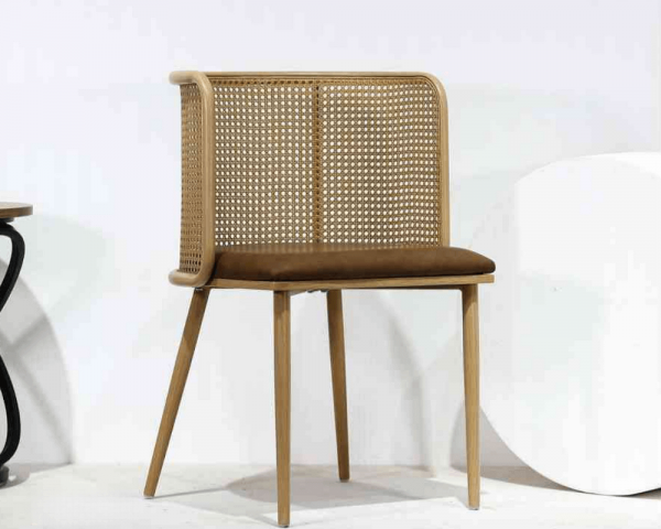 Rattan Wooden Dining Chairs