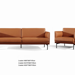 Tan Leather Sofa Set