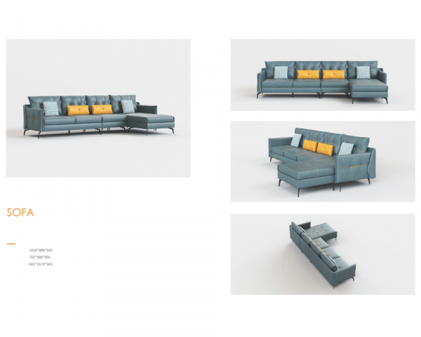 Luxury L Shape Corner Sofa - Image 2