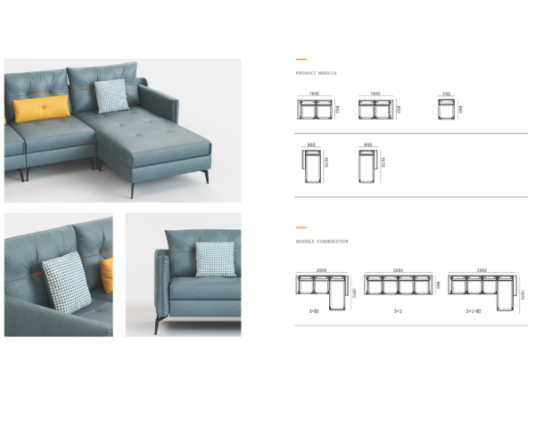 Luxury L Shape Corner Sofa - Image 3