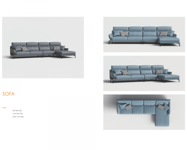 Luxury L Shape Corner Sofa - Image 2