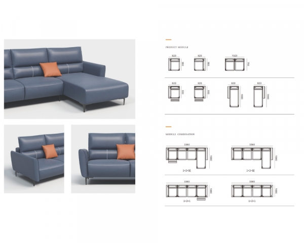 Luxury L Shape Corner Sofa - Image 3