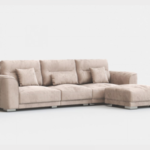 Sofa With Footstool