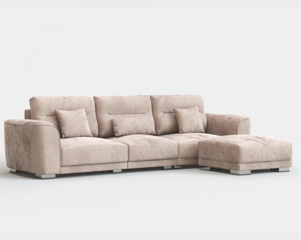Sofa With Footstool
