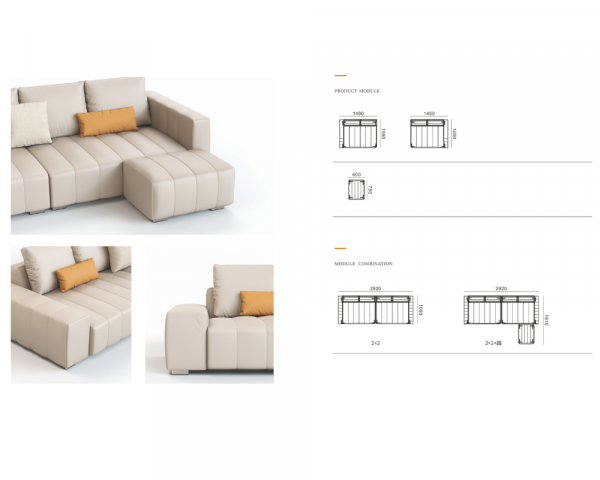 Luxury Sofa With Footstool - Image 3
