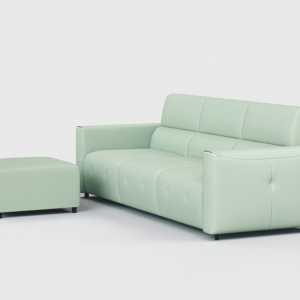 Premium Sofa With Footstool