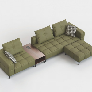 Luxury Sofa with Footstool