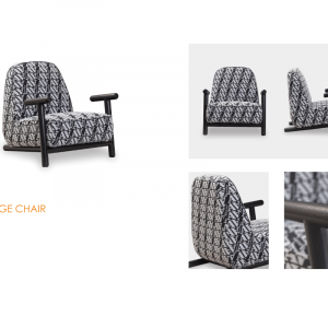 Fabric Lounge Chair