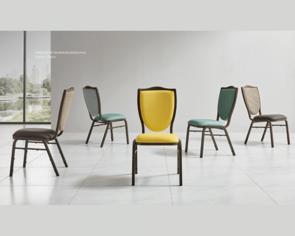 Metal Wood Banquet Venue Chairs