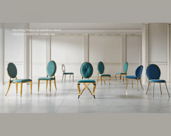 Oval Back Banquet Luxury Chairs